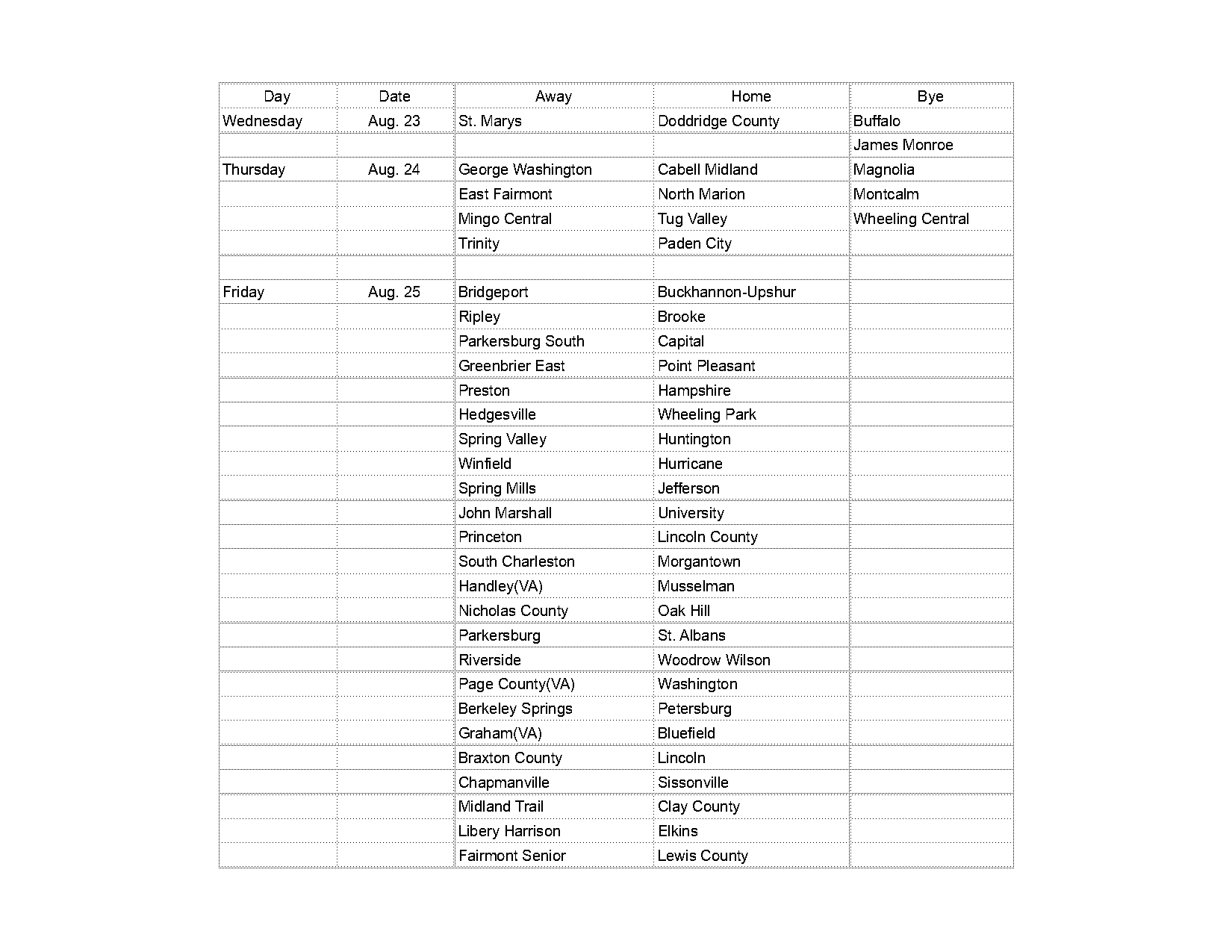 albert gallatin high school football schedule