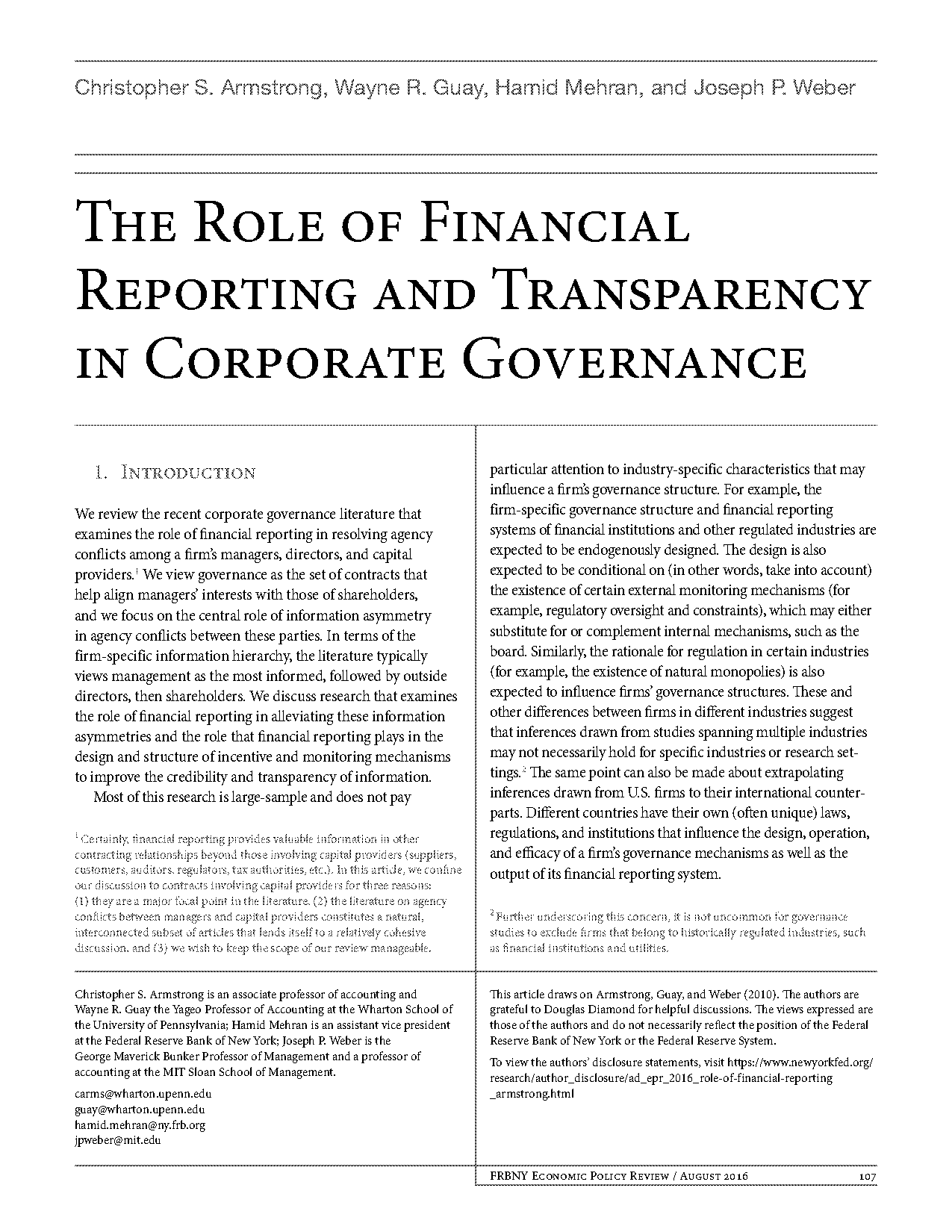 conservatism constraint for financial reporting