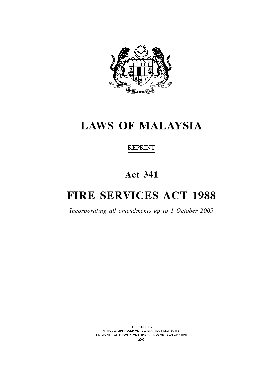 fire services act malaysia