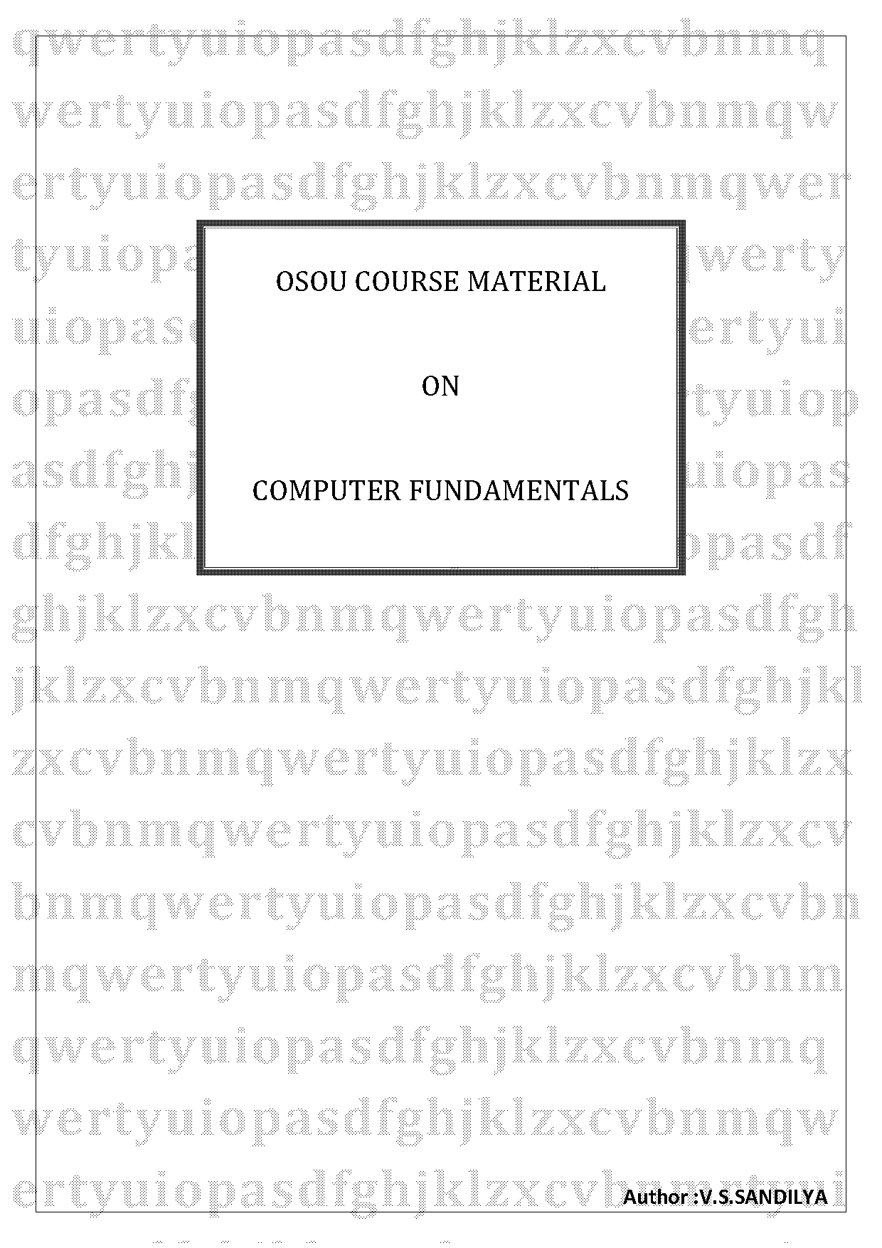 dca computer course notes pdf in english