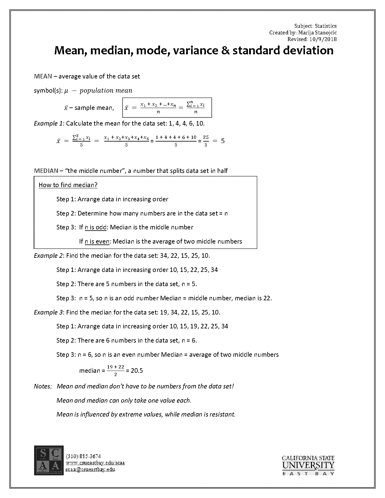 variance of sample calculator