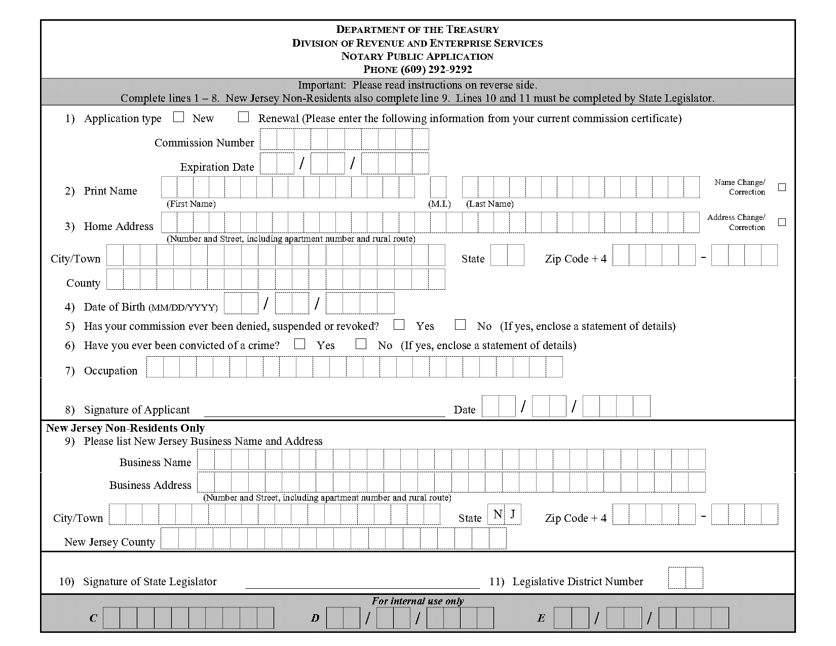 state of nj notary renewal application