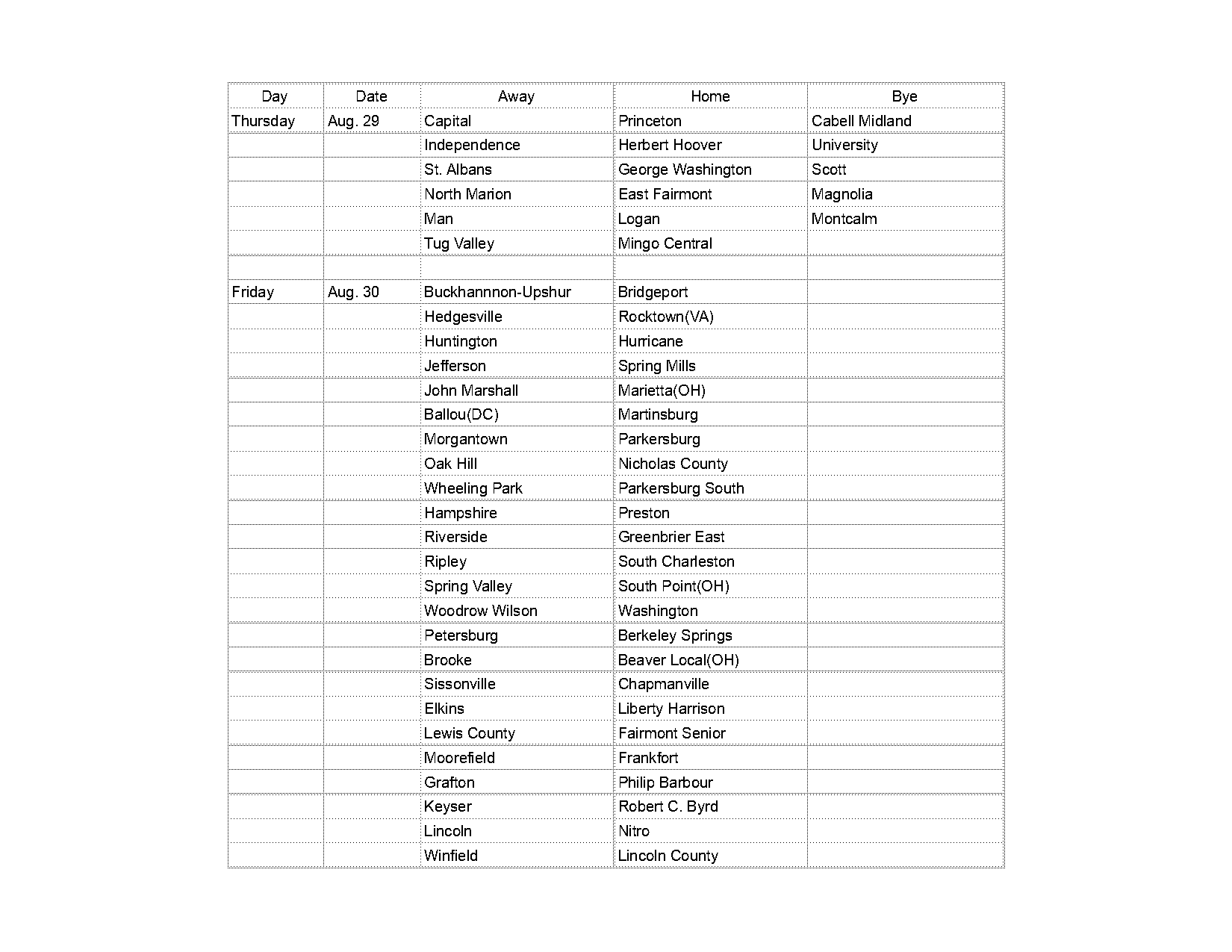 albert gallatin high school football schedule