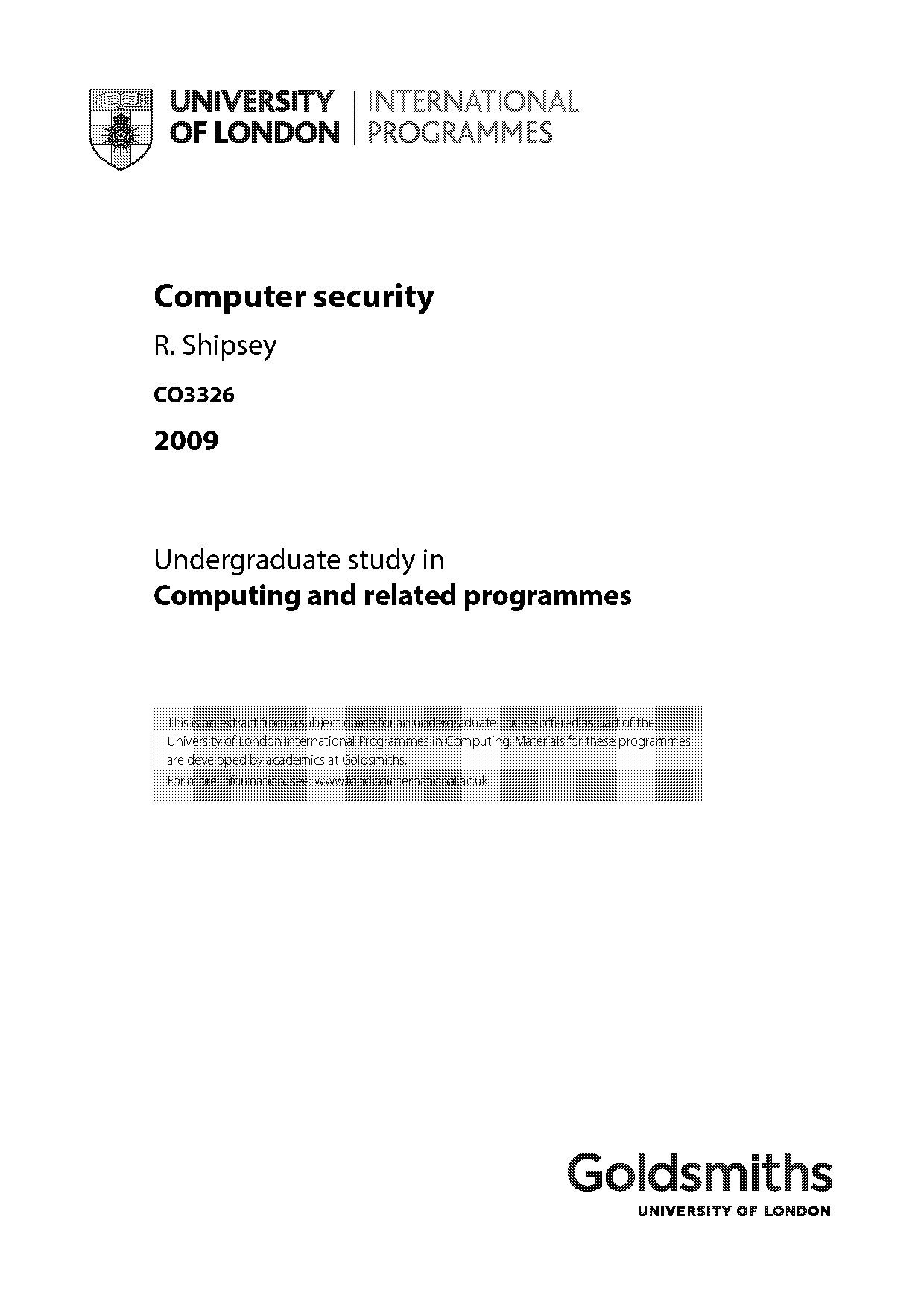 computer security notes for diploma pdf