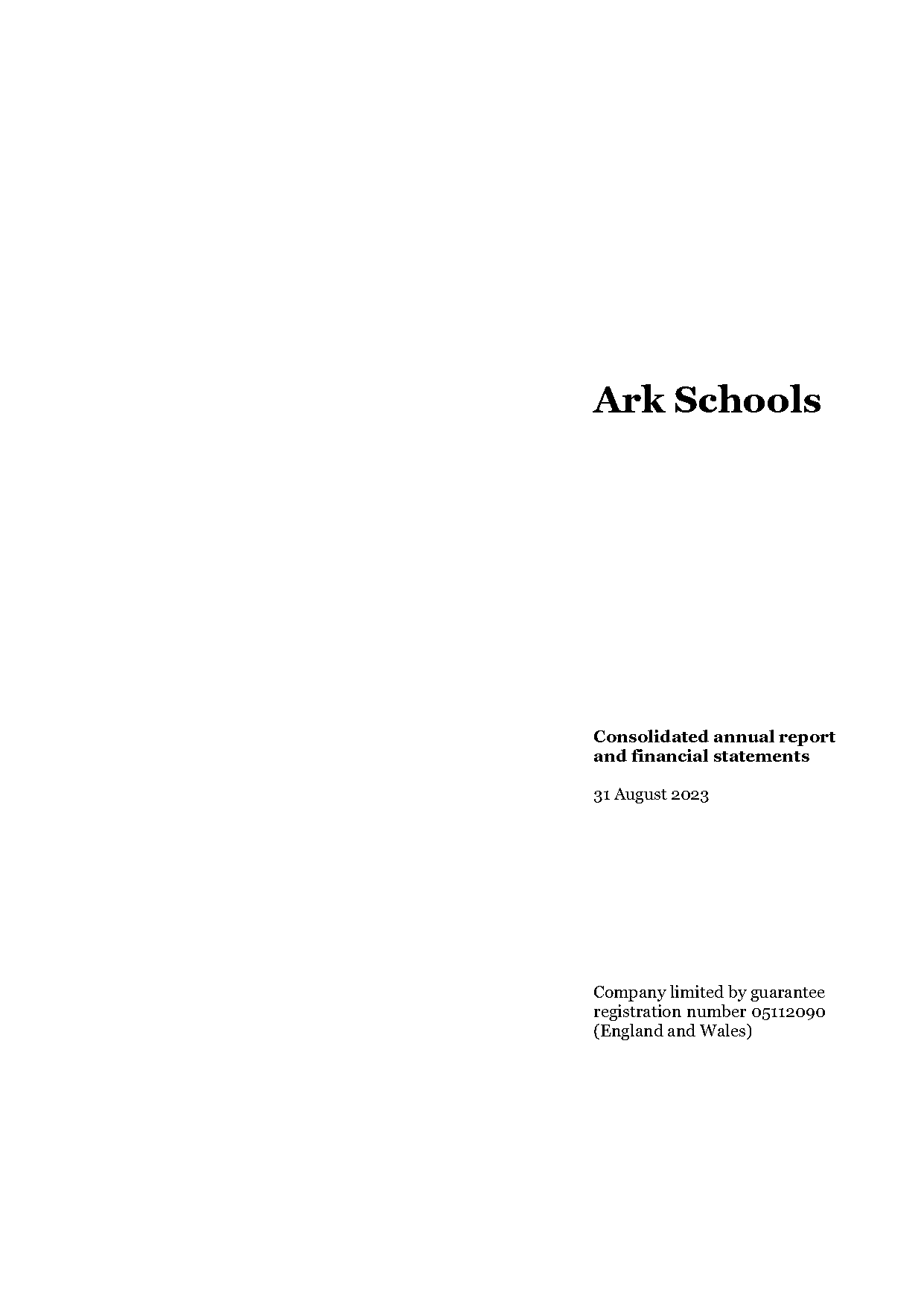 ark schools annual report