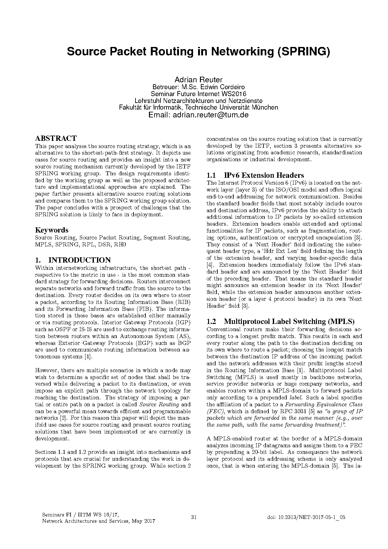 source routing protocol meaning