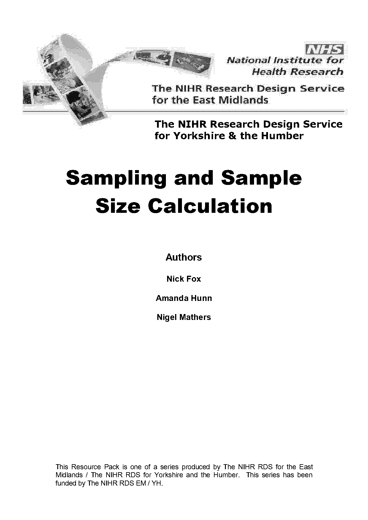 sample size calculation one sample