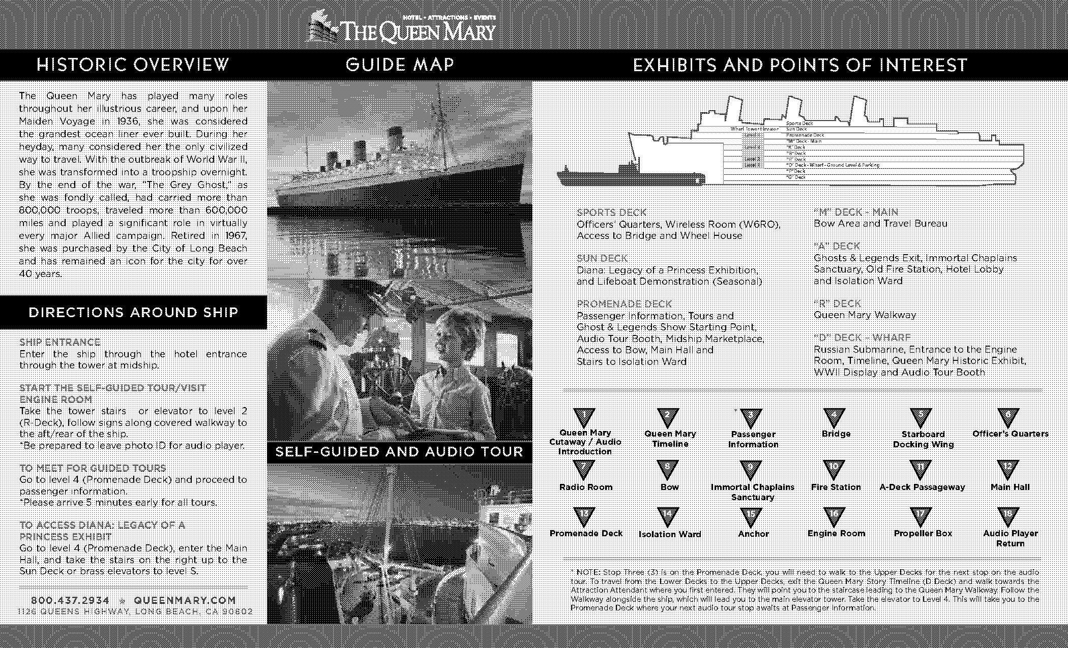 direct number queen mary ship hotel