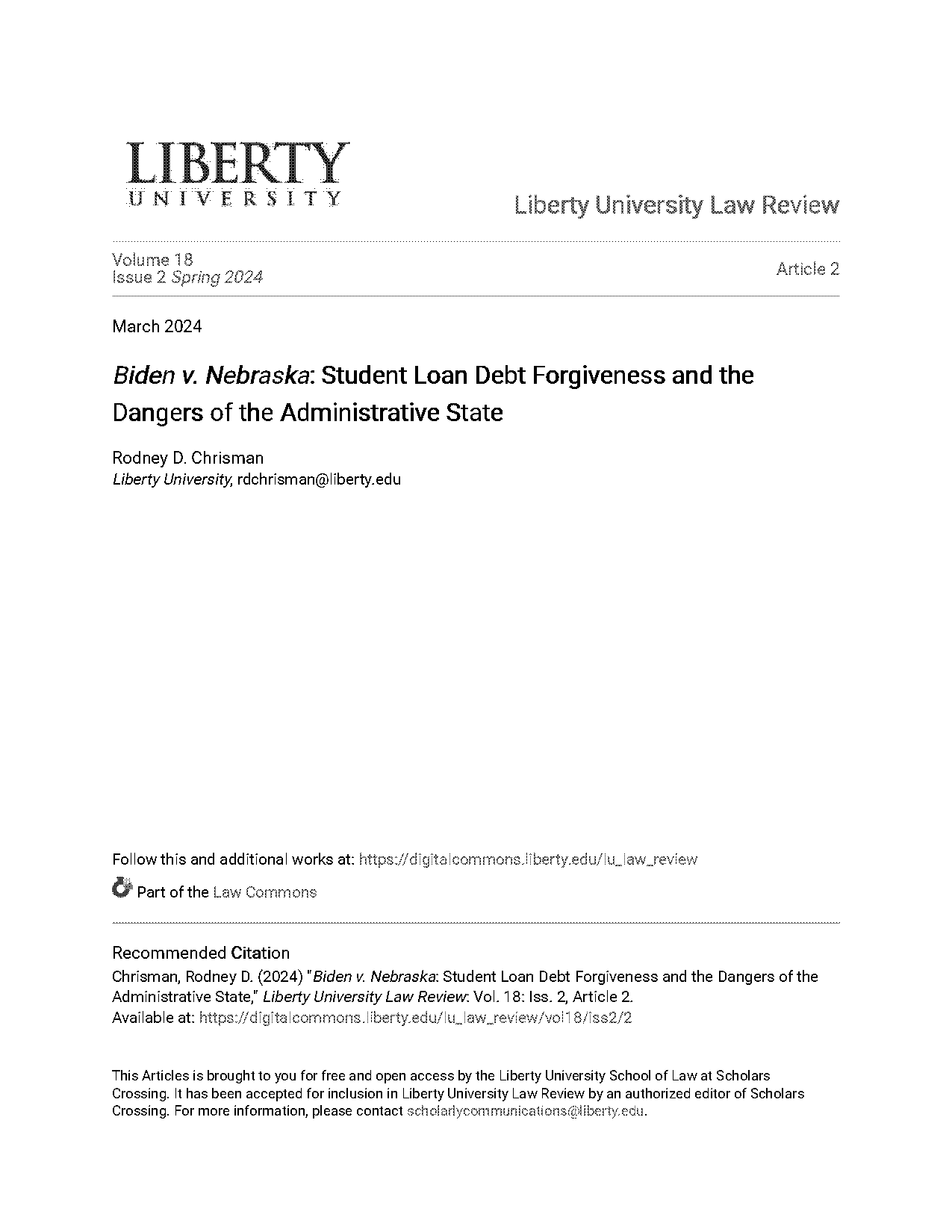 federal direct loans liberty university