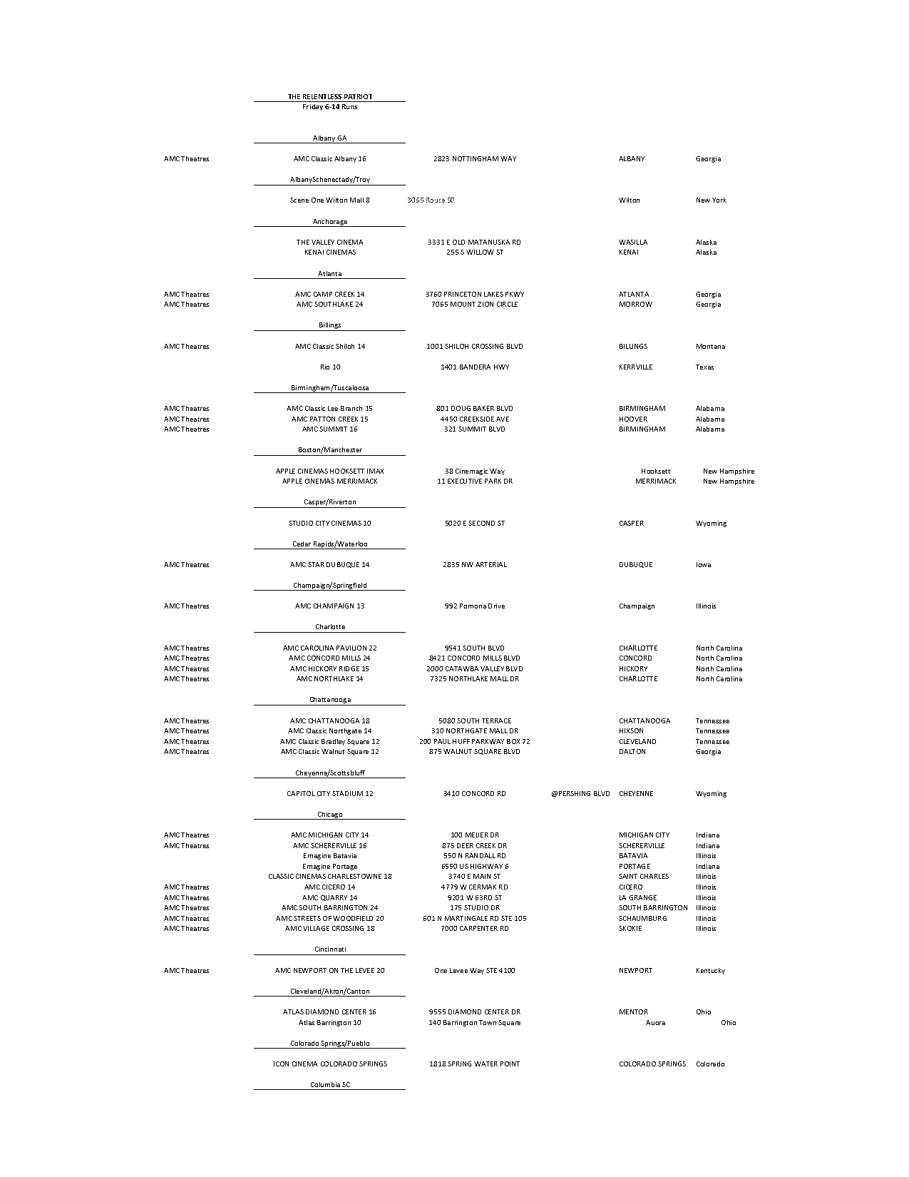 amc theater montgomery al ticket prices