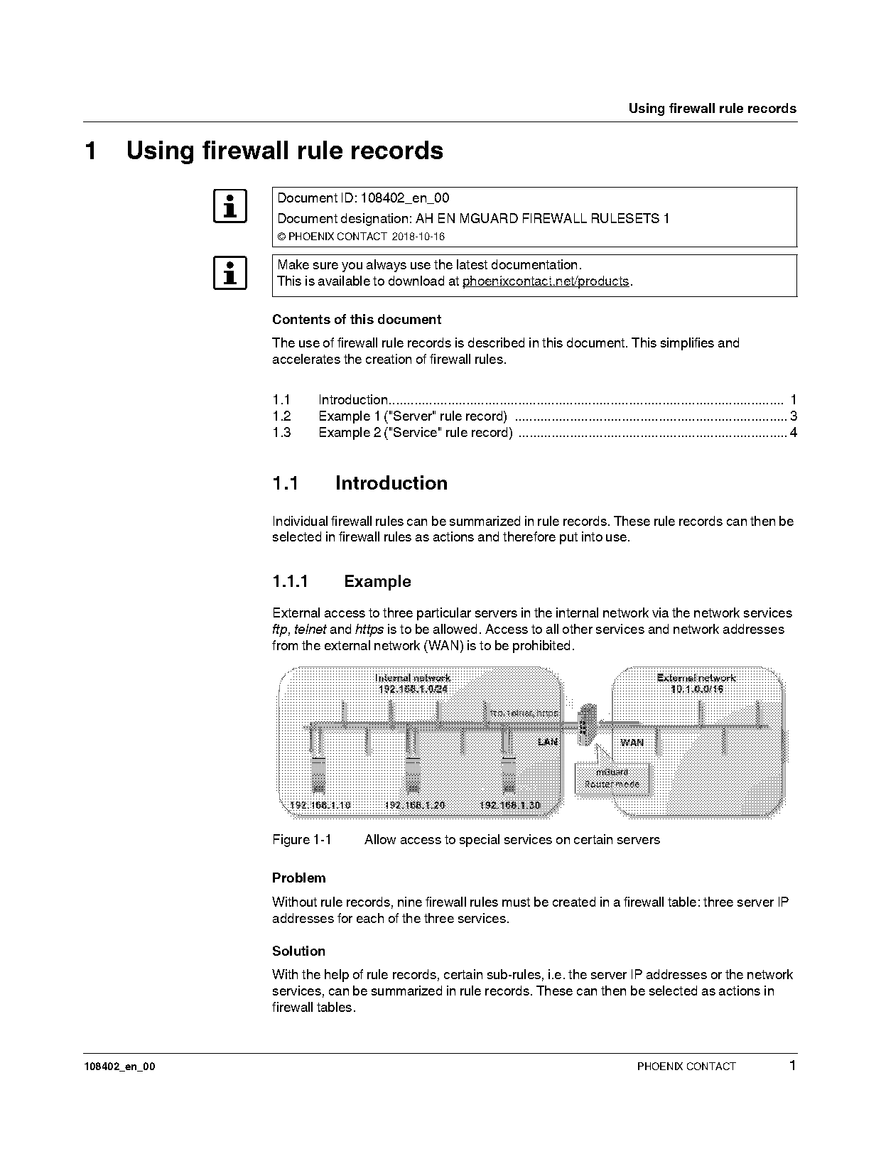 firewall policy document examples