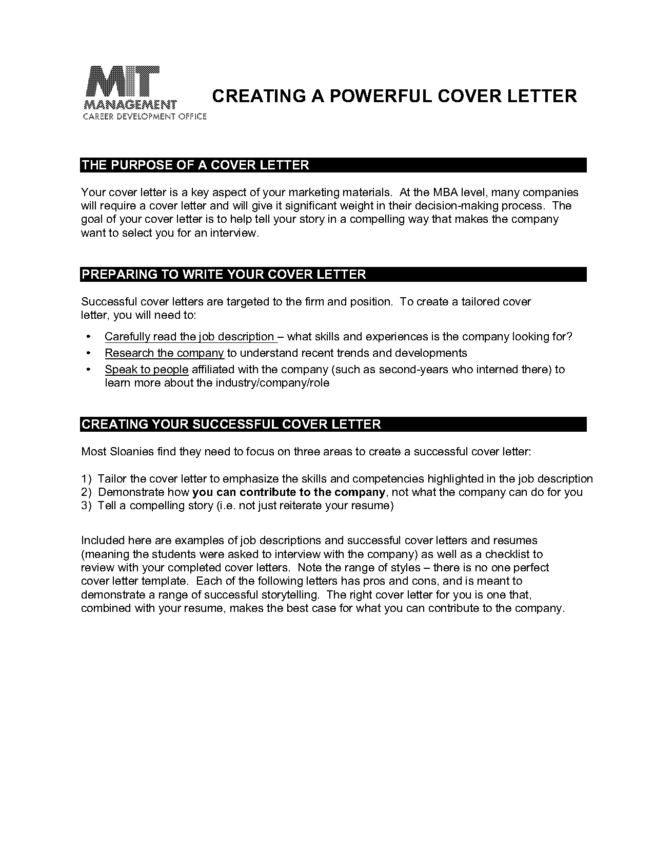 business administration cover letter no experience