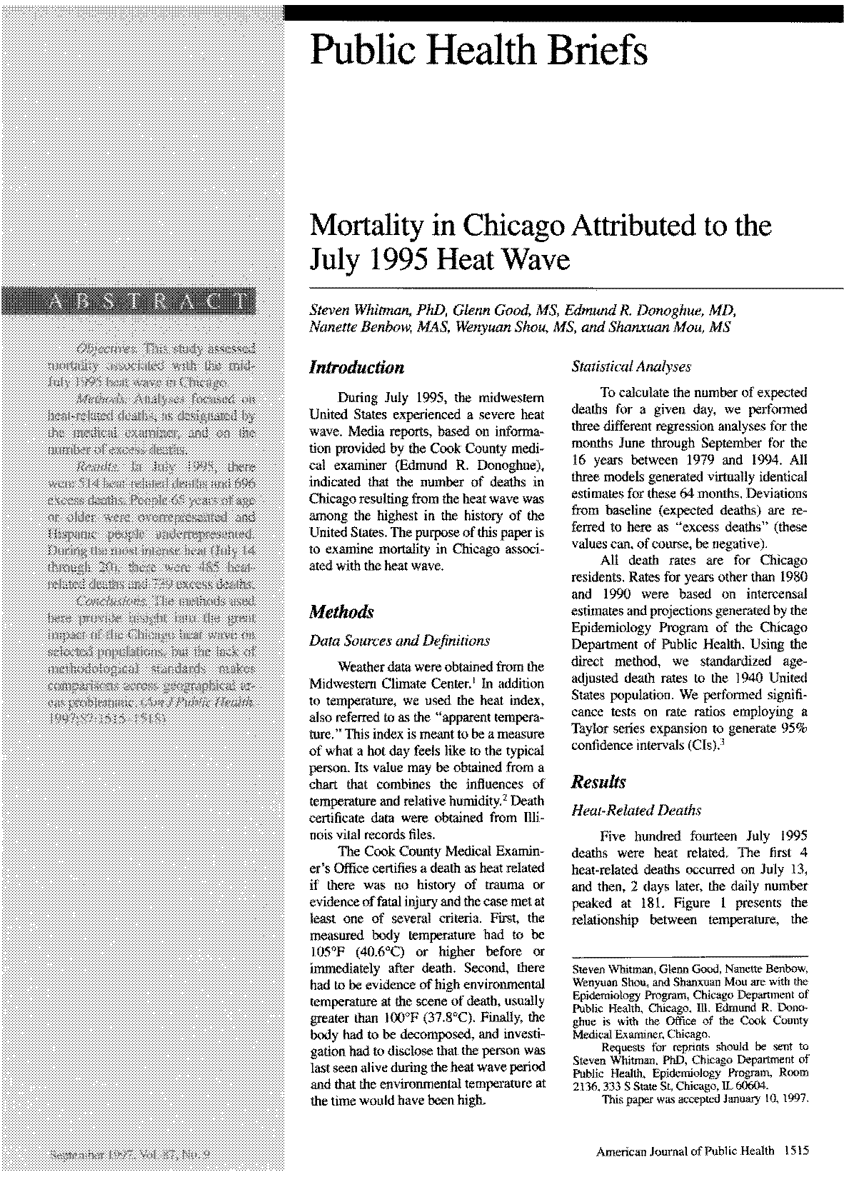 american journal of public health paid article