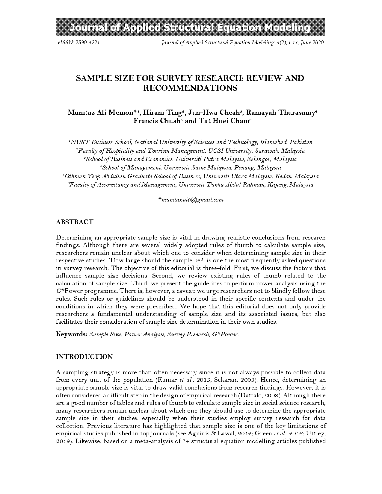 sample size calculation one sample