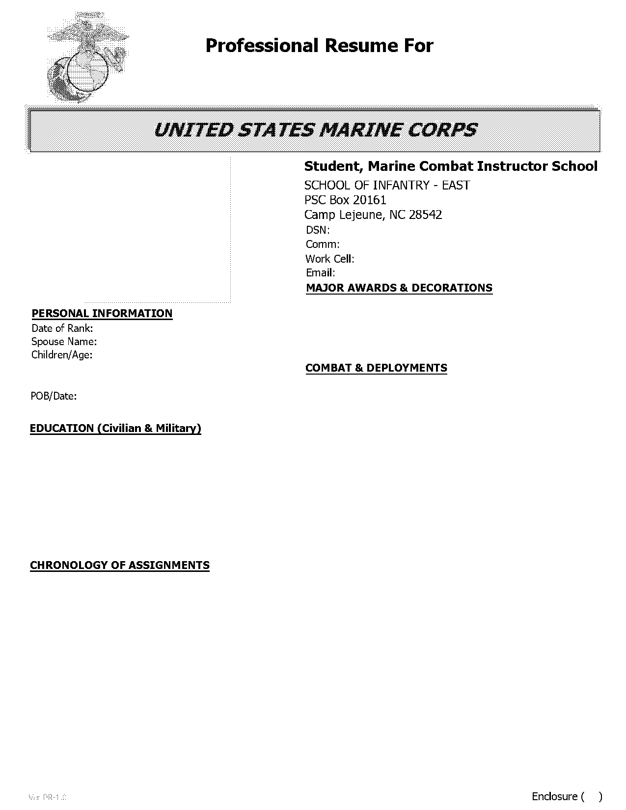 resume template for it professional