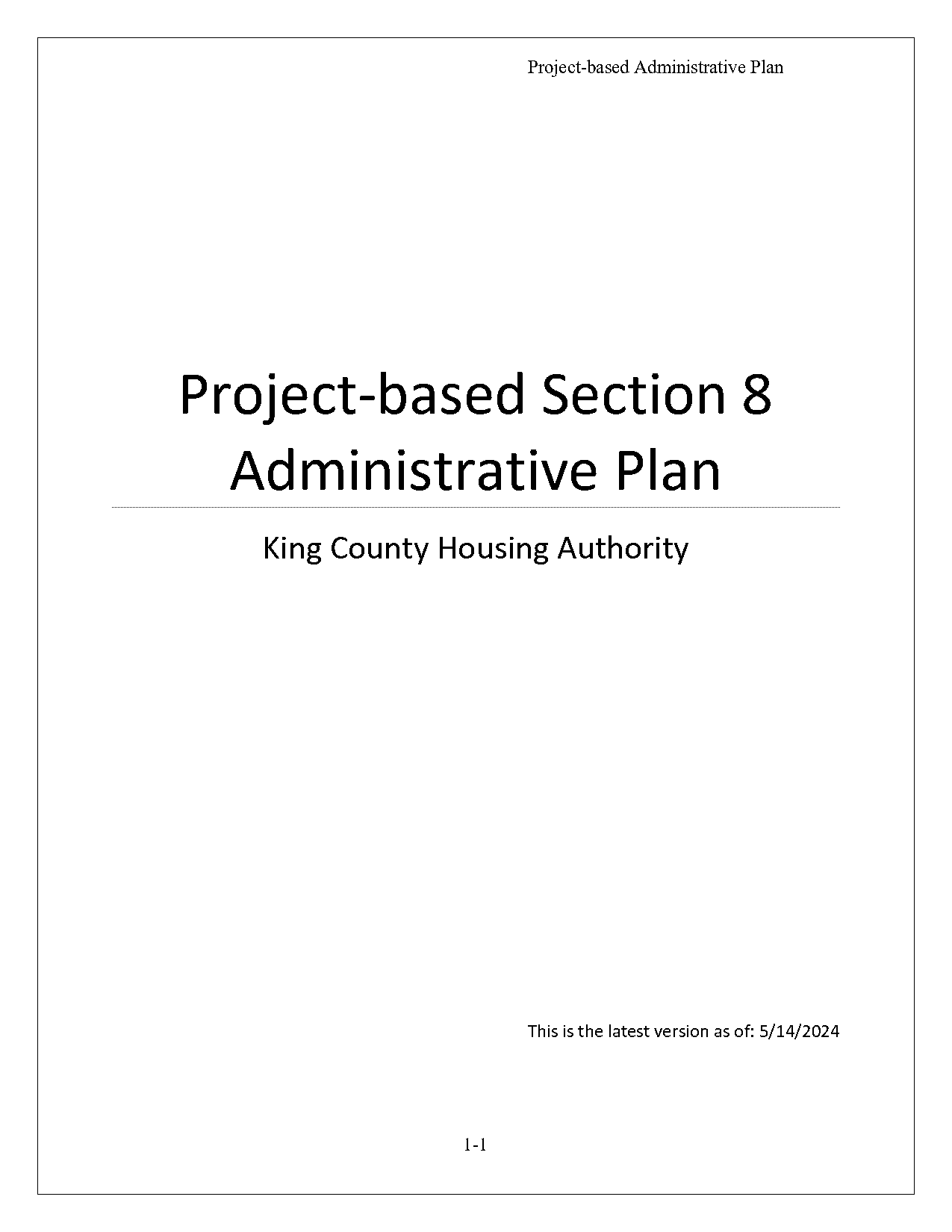 king county housing authority recertification form