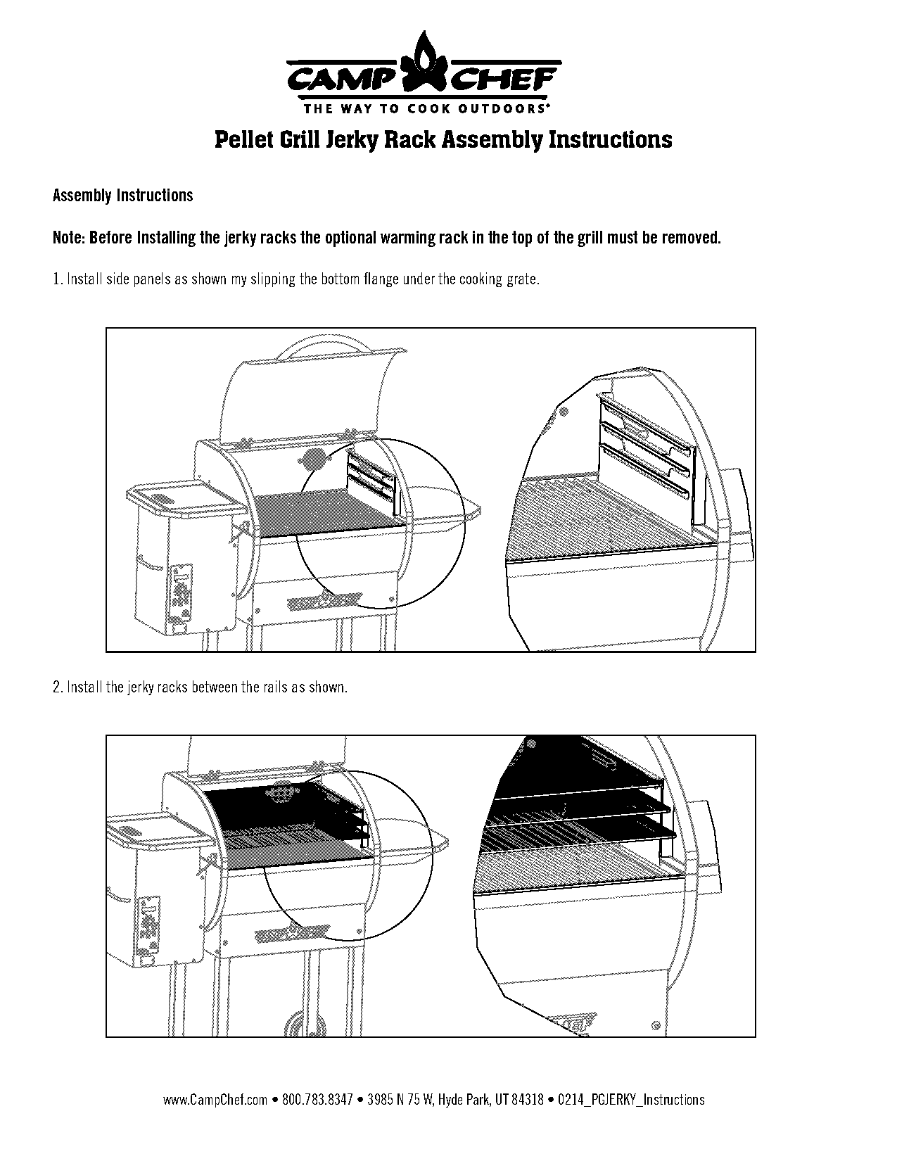 camp chef woodwind assembly instructions pdf