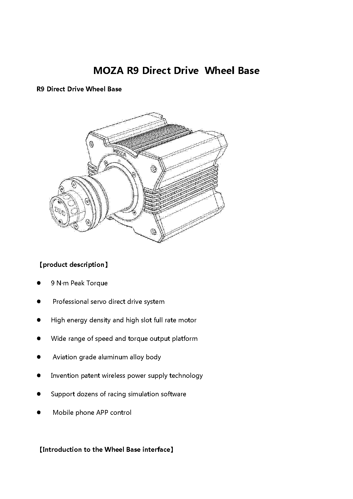 moza quick release support