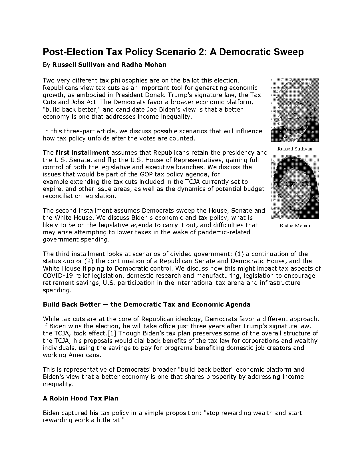 gop tax plan brackets side by side