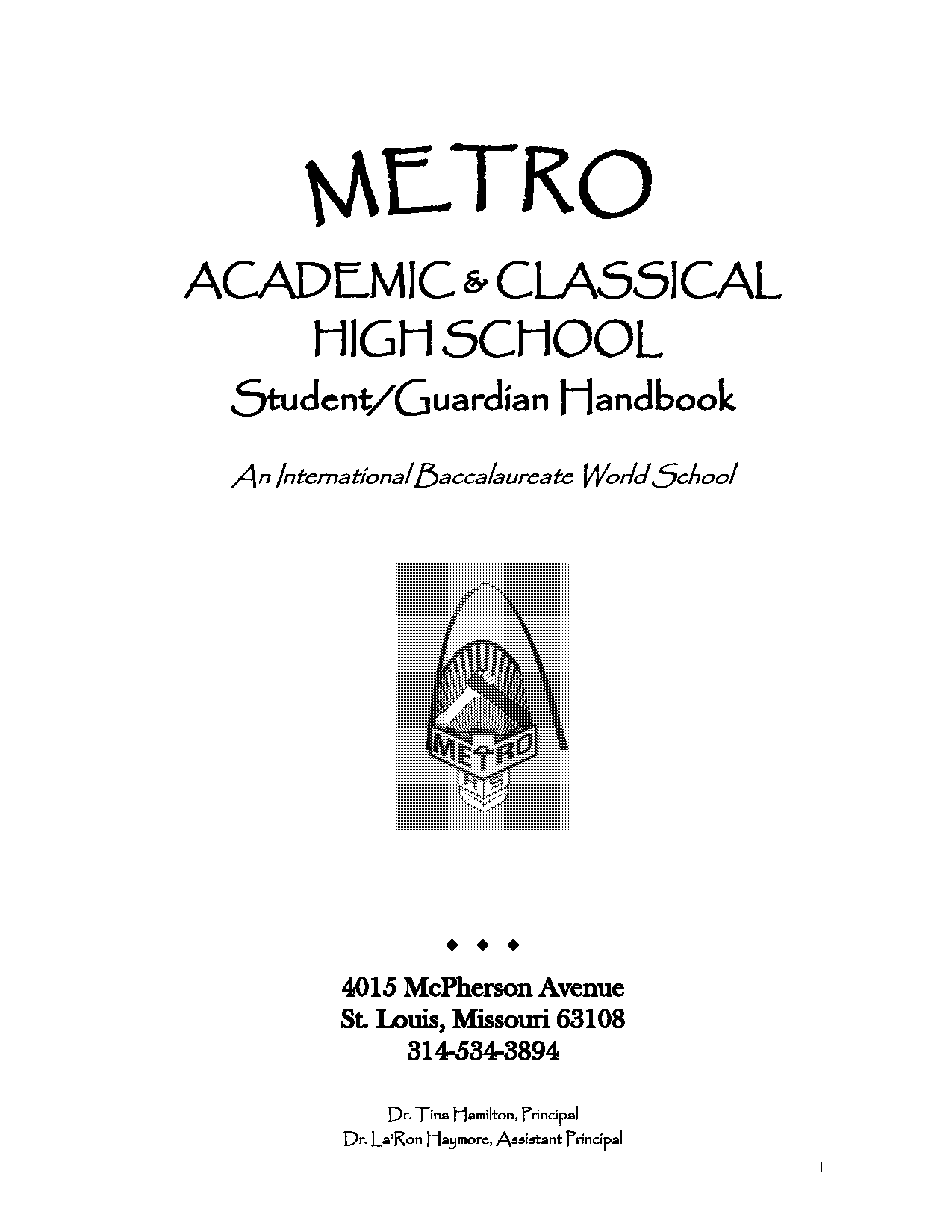 classical high school handbook