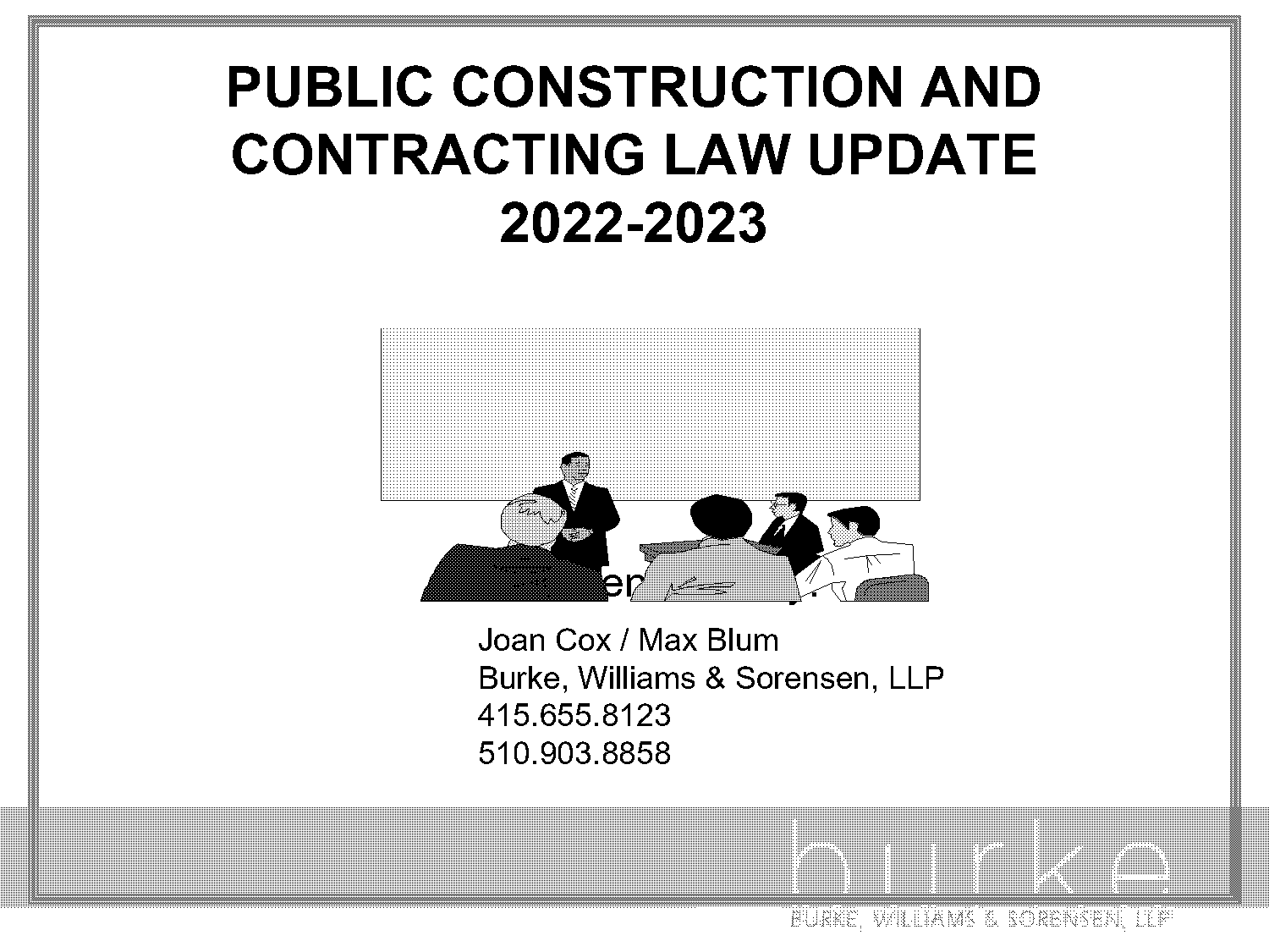 construction contract law update