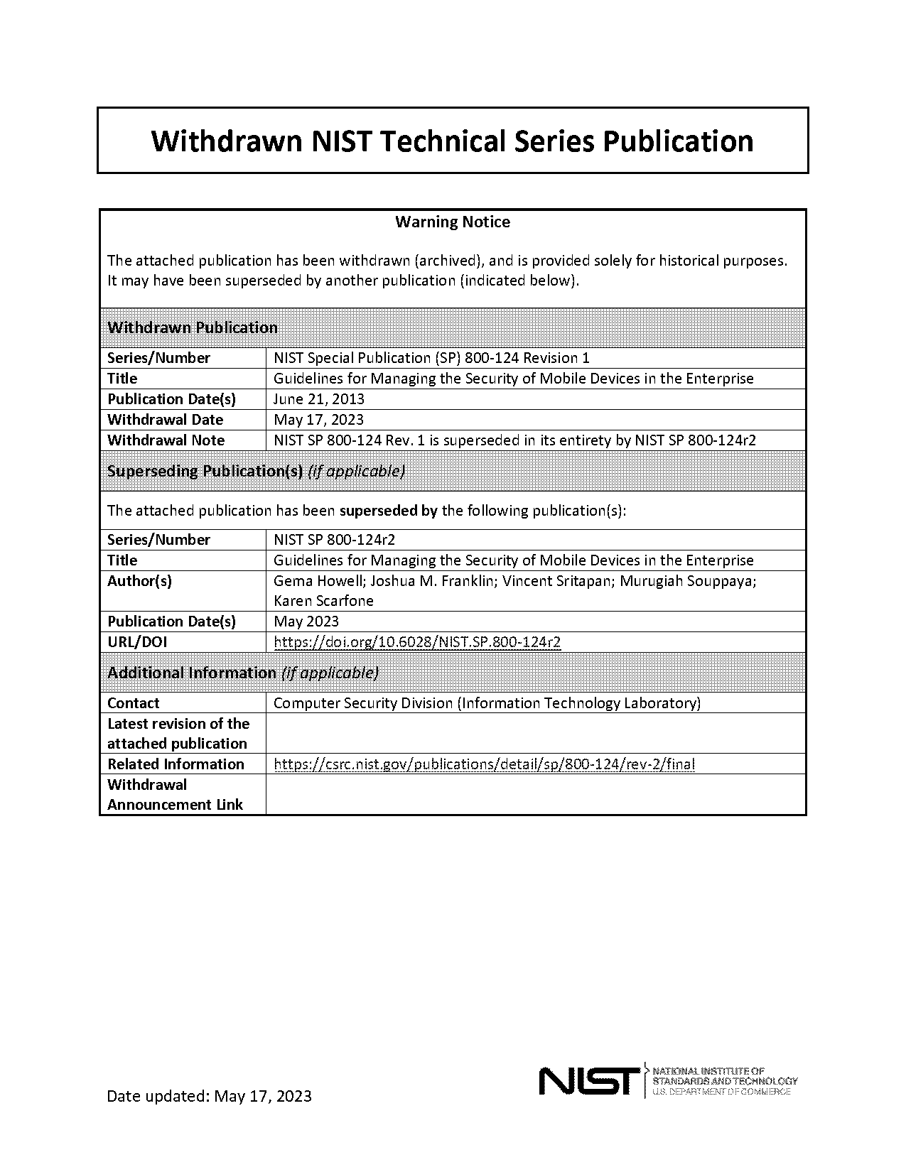 mobile data management policy