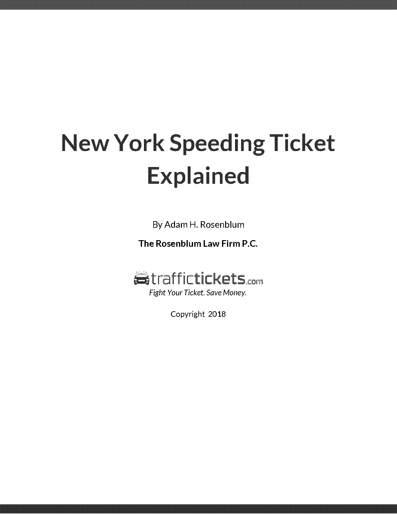 fighting speeding tickets in ny state